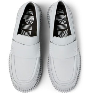 Zapatos de cordones - CAMPER Pix - Gris - Cuero liso