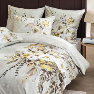 Housse de couette imprimée en satin de coton, MARGARETTA