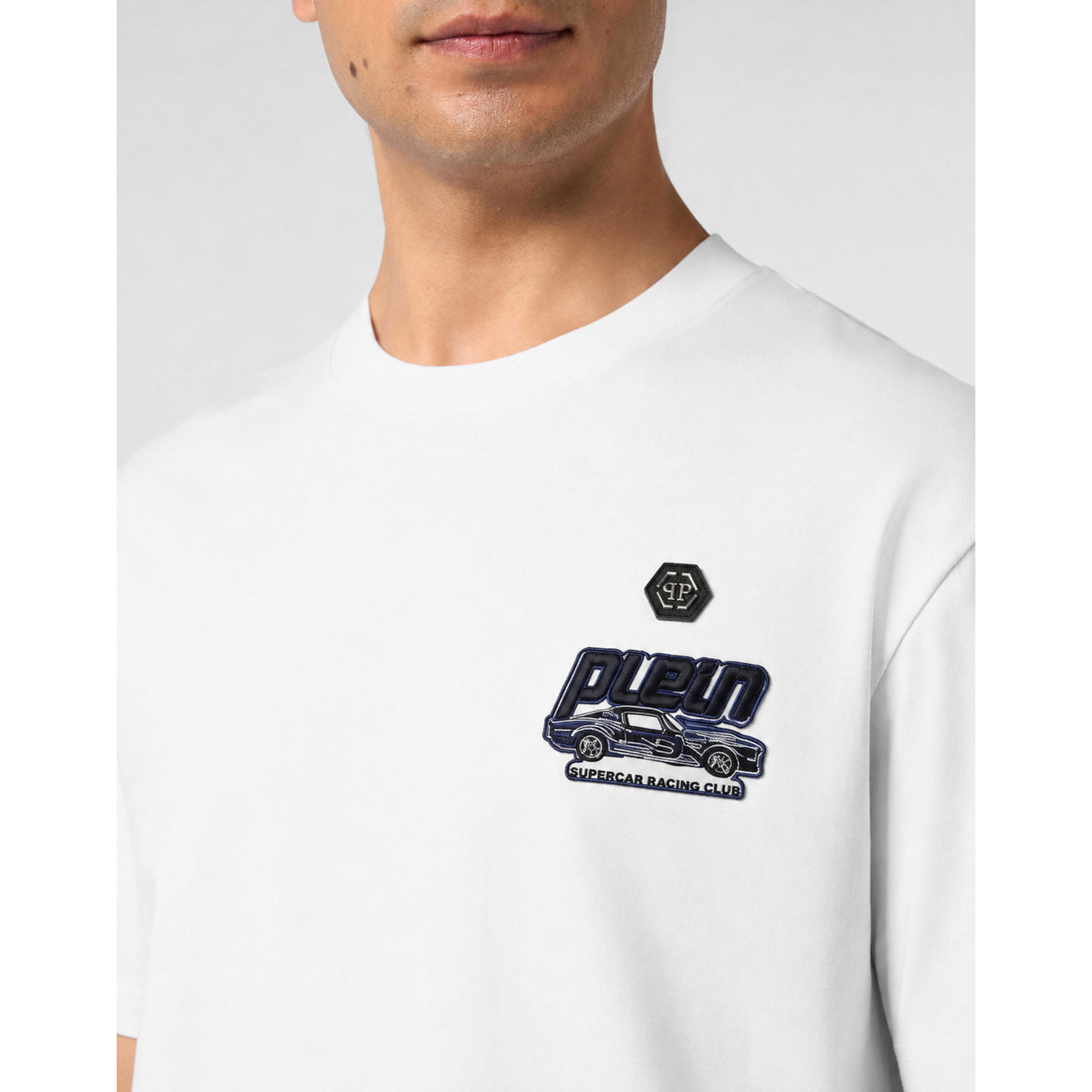 PHILIPP PLEIN T-shirt girocollo a maniche corte RACING