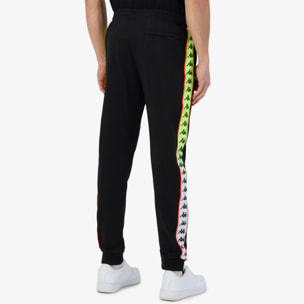 Kappa - Pantalones Hombre Negro - 222 Banda Alanz Vr46 Travel