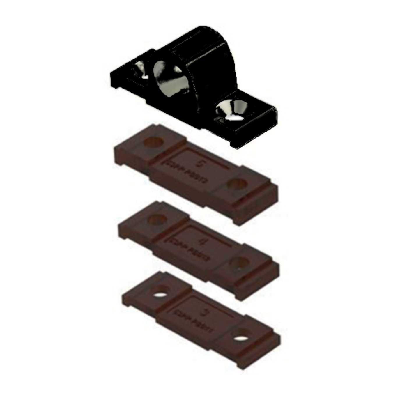 Kit gâche haute ALMA - Ral 9005 Noir - 240K-CER-9005