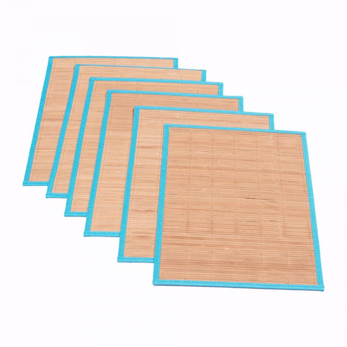 Set de table LOT 6 SETS DE TABLE JUHE en bambou