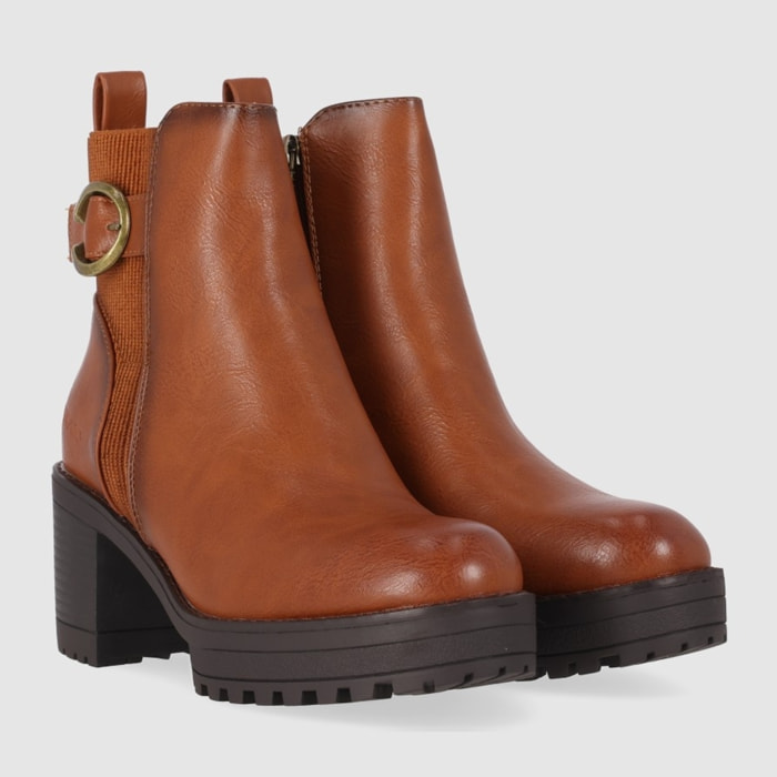 Botines - Cuero - Tacón: 5 cm