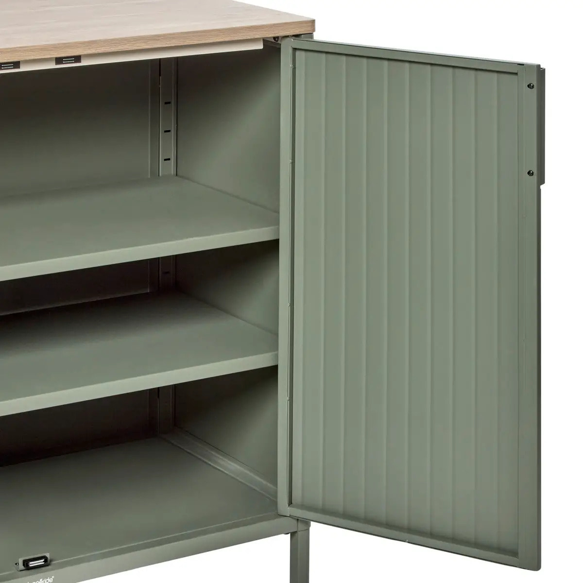 Buffet de jardin Ironia en acier galvanisé café