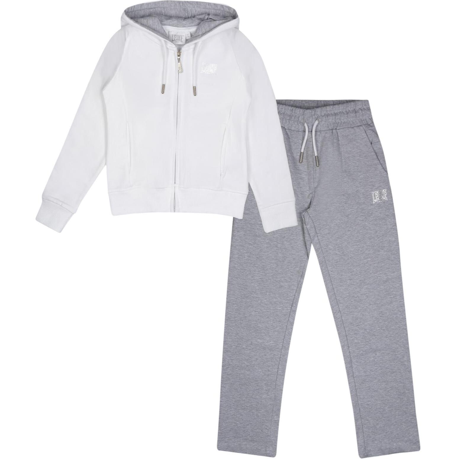 Tuta da bambina in cotone non garzato Leone Shiny