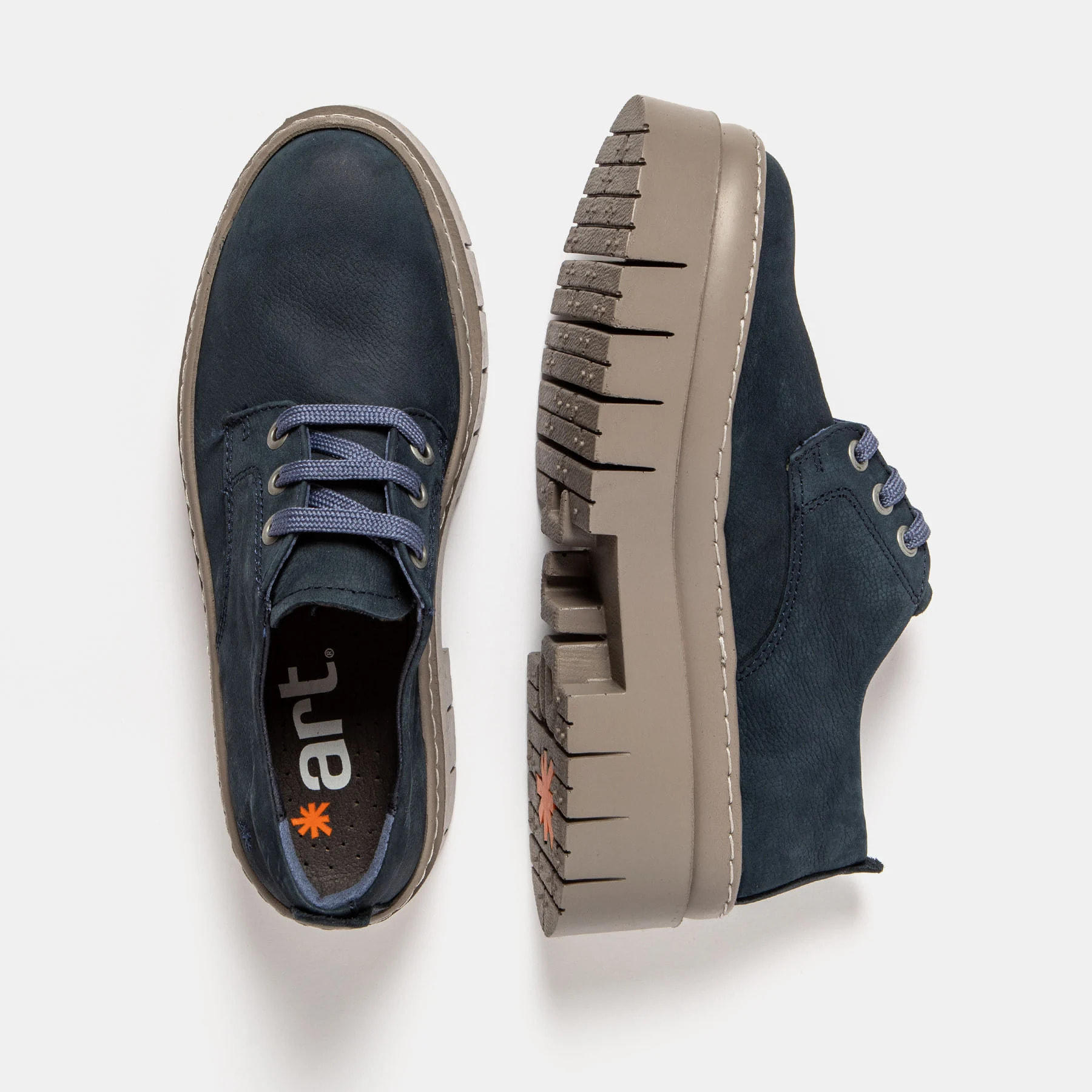 Zapatos 1952 NOBUCK NAVY/AMBERES color Navy