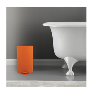 Poubelle à pédale OSAKI 3L Orange mat MSV