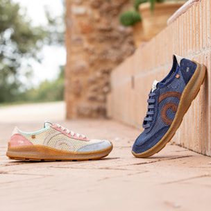 Zapatos N5435C MULTI MATERIAL NAVY/OROEL color Navy