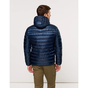 Chaqueta Azul Marino con Capucha - Tuck