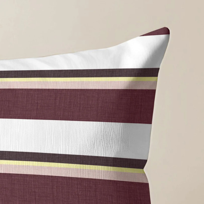 Housse de coussin Kai Grenat - 100% coton - Multicolore - 30x50 cm