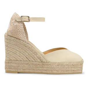 Alpargata Chiarita cuña de yute 11cm doble plataforma