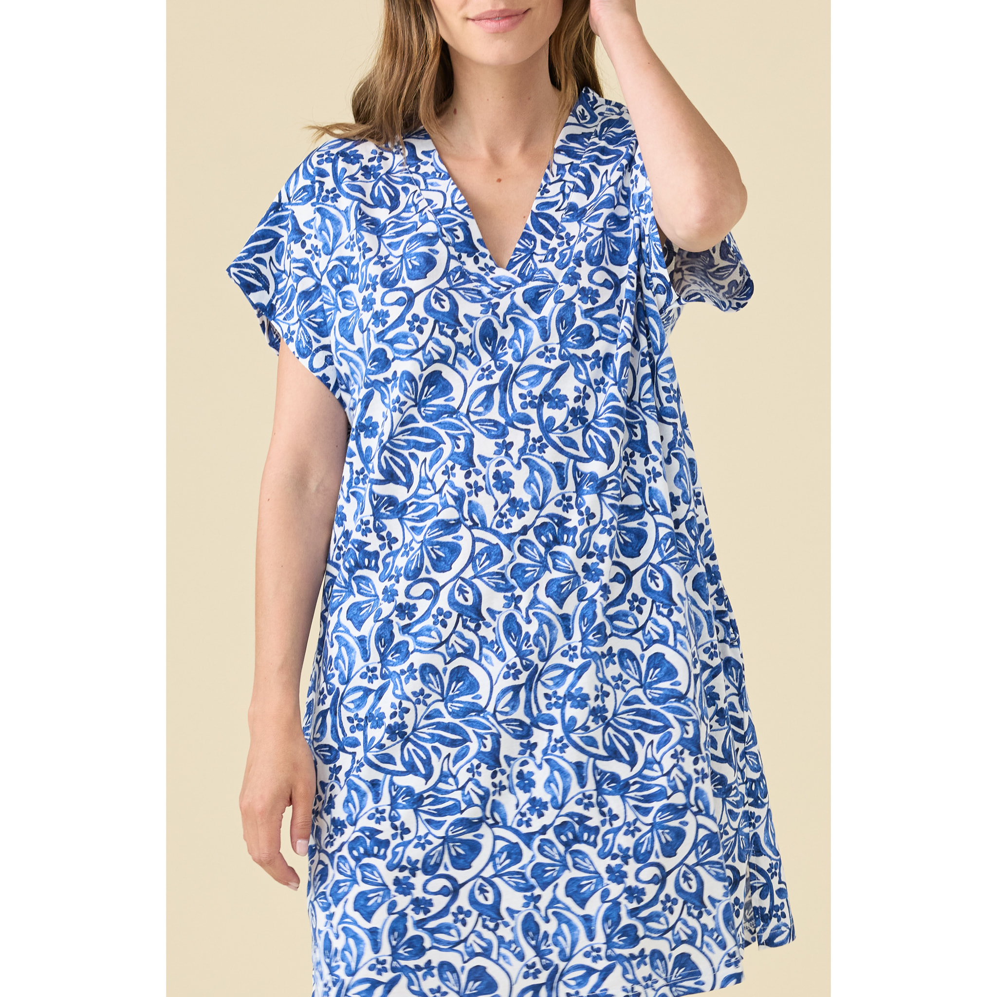 Abitino donna estivo in cotone articolo azule. Noidinotte