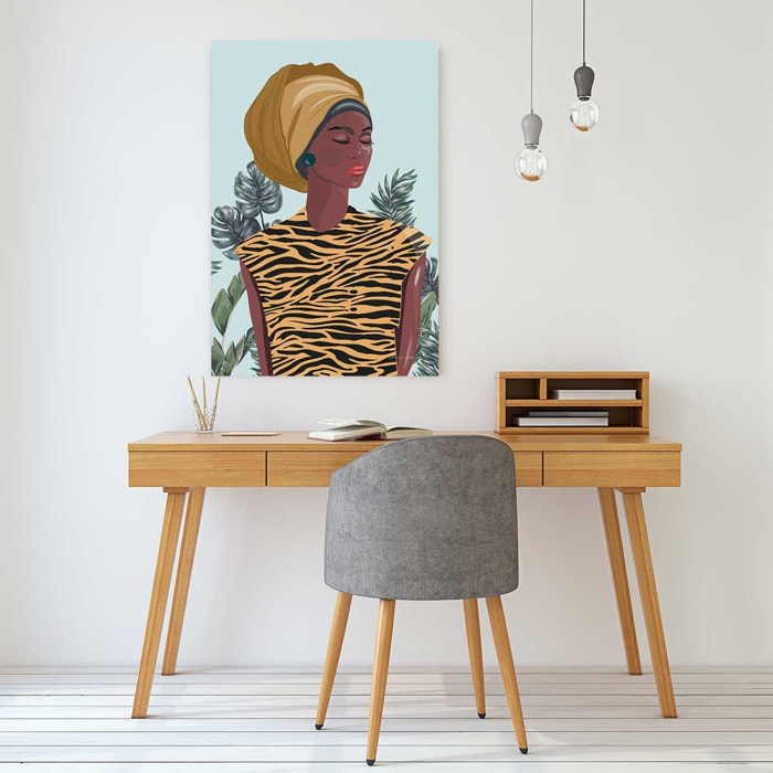 Tableau vintage Jamaican girl Tableau plexiglas
