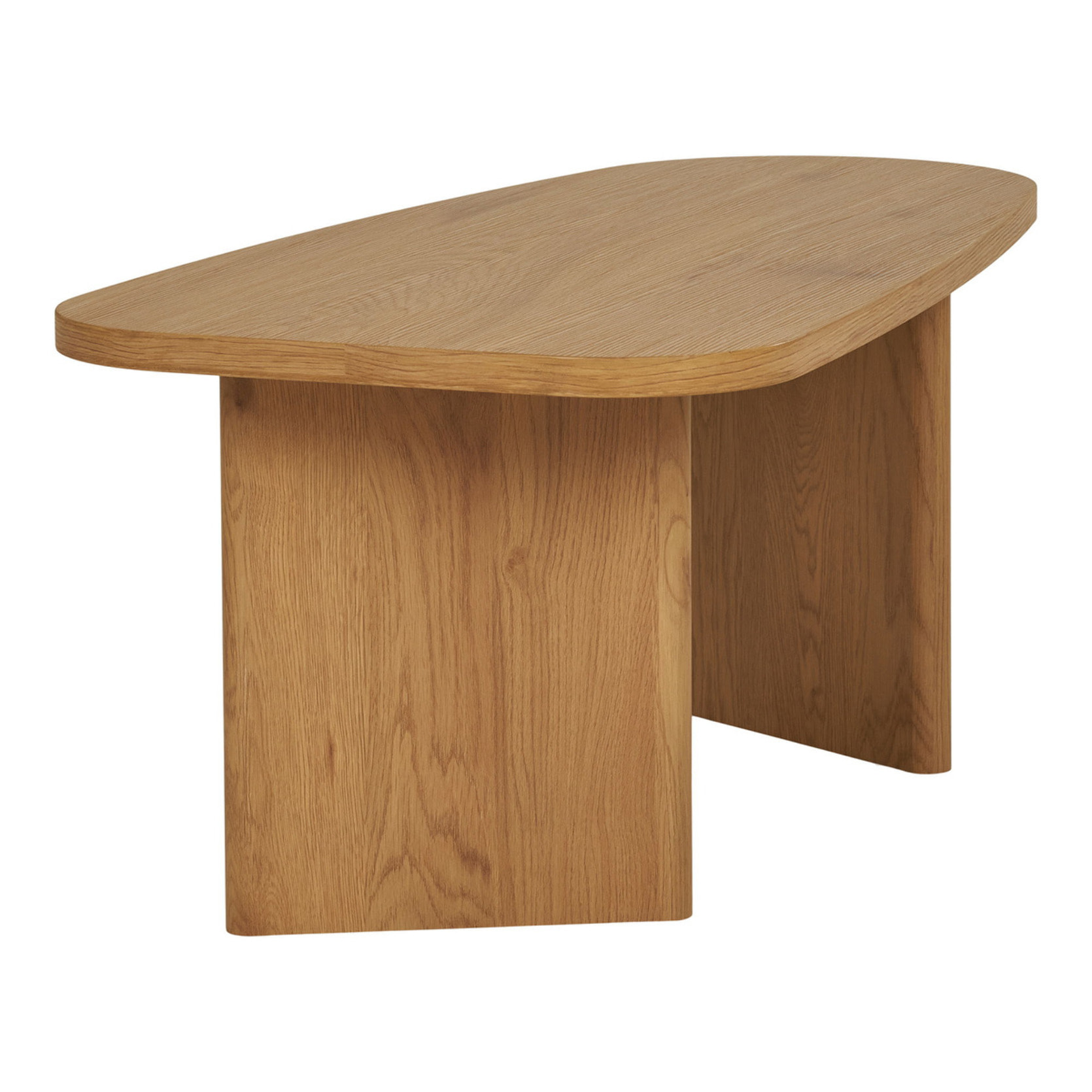 Melo - Tavolino da salotto in MDF naturale 100x50x41 cm