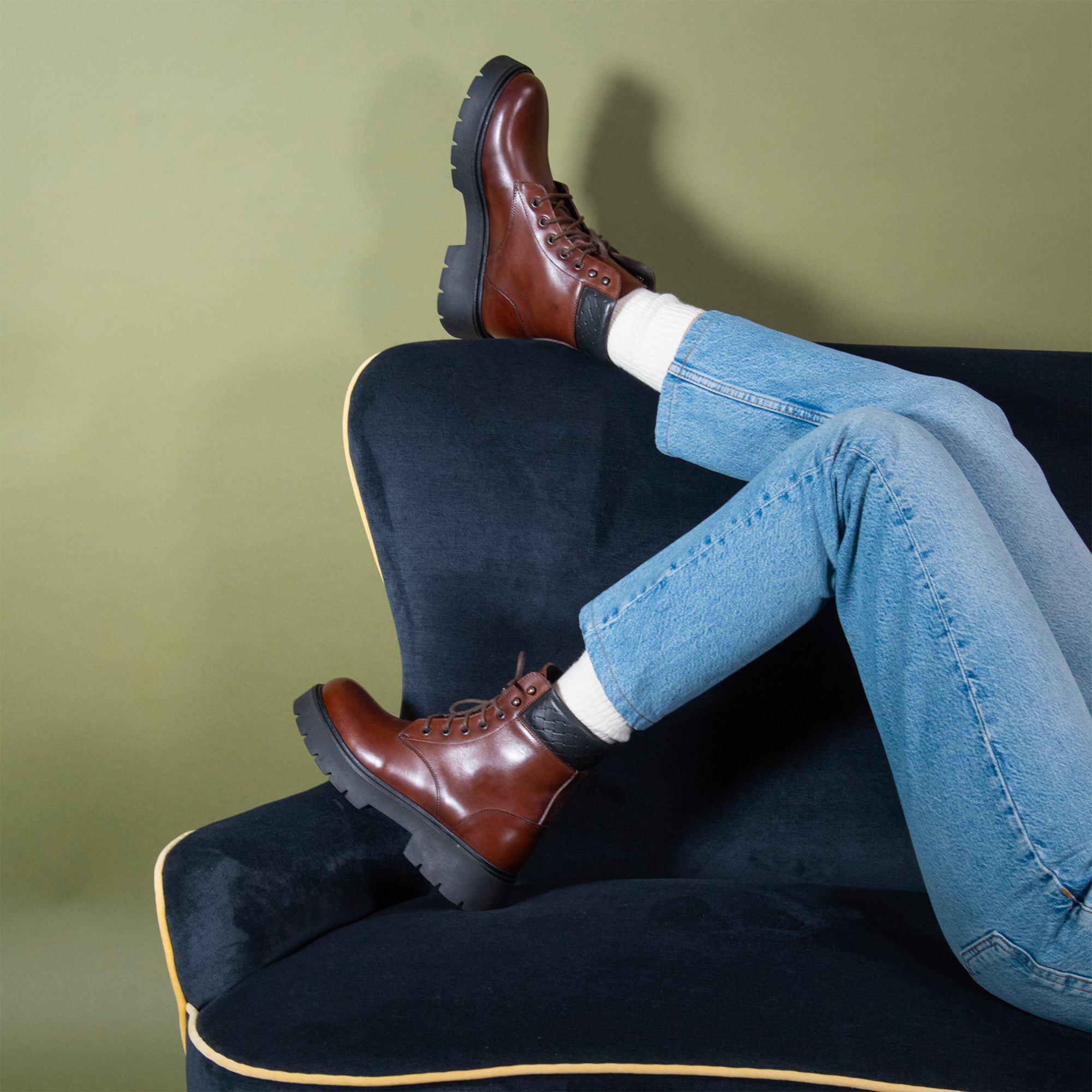 Ankle Boot Frank Daniel Marrone mogano