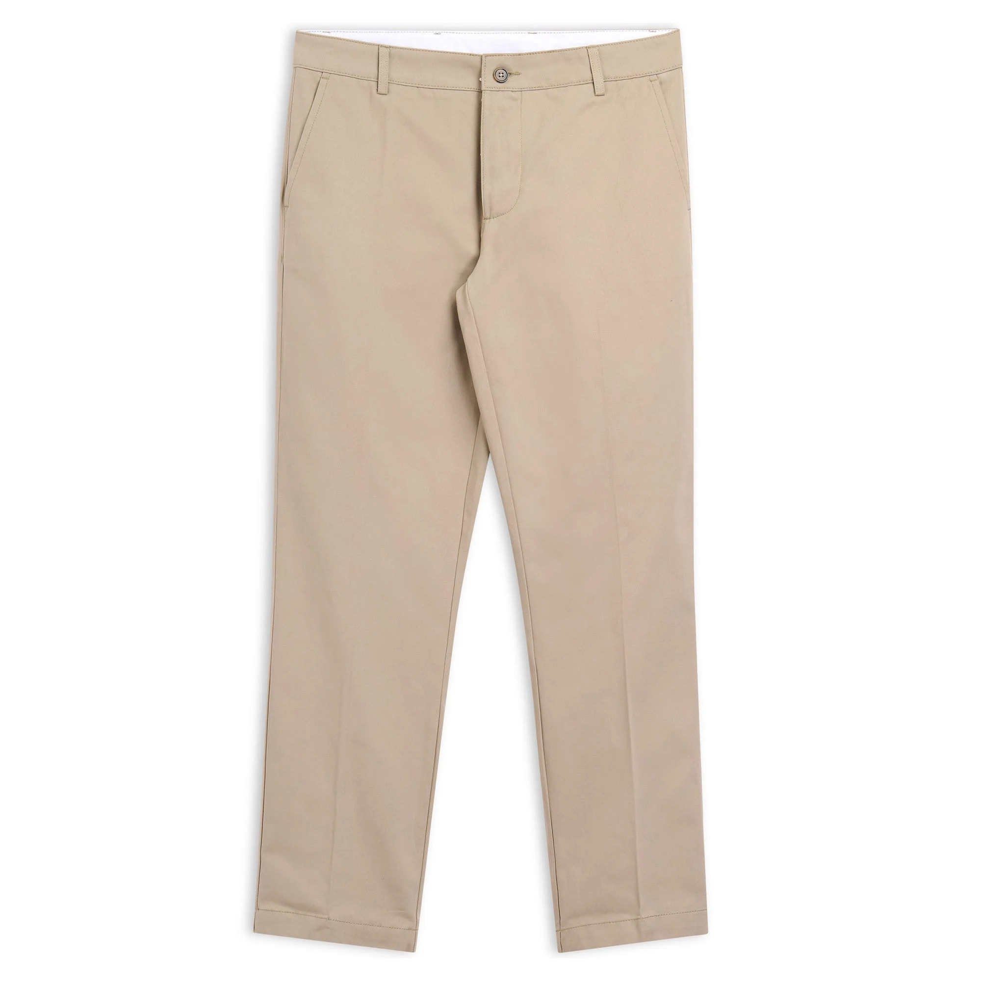 Pantaloni Robe di Kappa Uomo Wingi Peached Gabardine Marrone