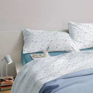 BASSETTI Completo Letto Matrimoniale 100% Cotone - MAUI T1