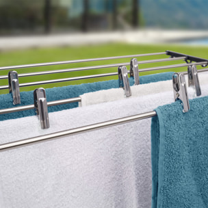 Set buanderie - 20 cintres + 30 pinces à linge