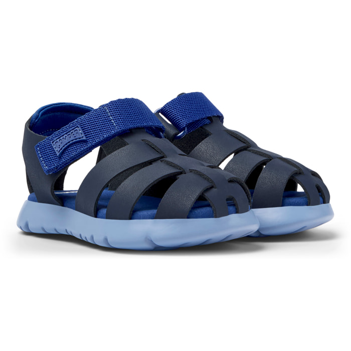 Sandali - CAMPER Oruga - Blu - Pelle scamosciata