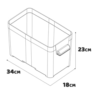 Kuzar - Smart Battery Box Contenitore Ermetico Per Batterie Fino A 80Ah