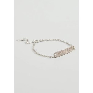 Bracciale U.S. Polo Assn. In metallo placcato rodio