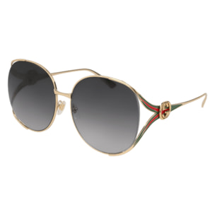Gafas de Sol Gucci GG0225S-001 de Metal Mujer 63 mm