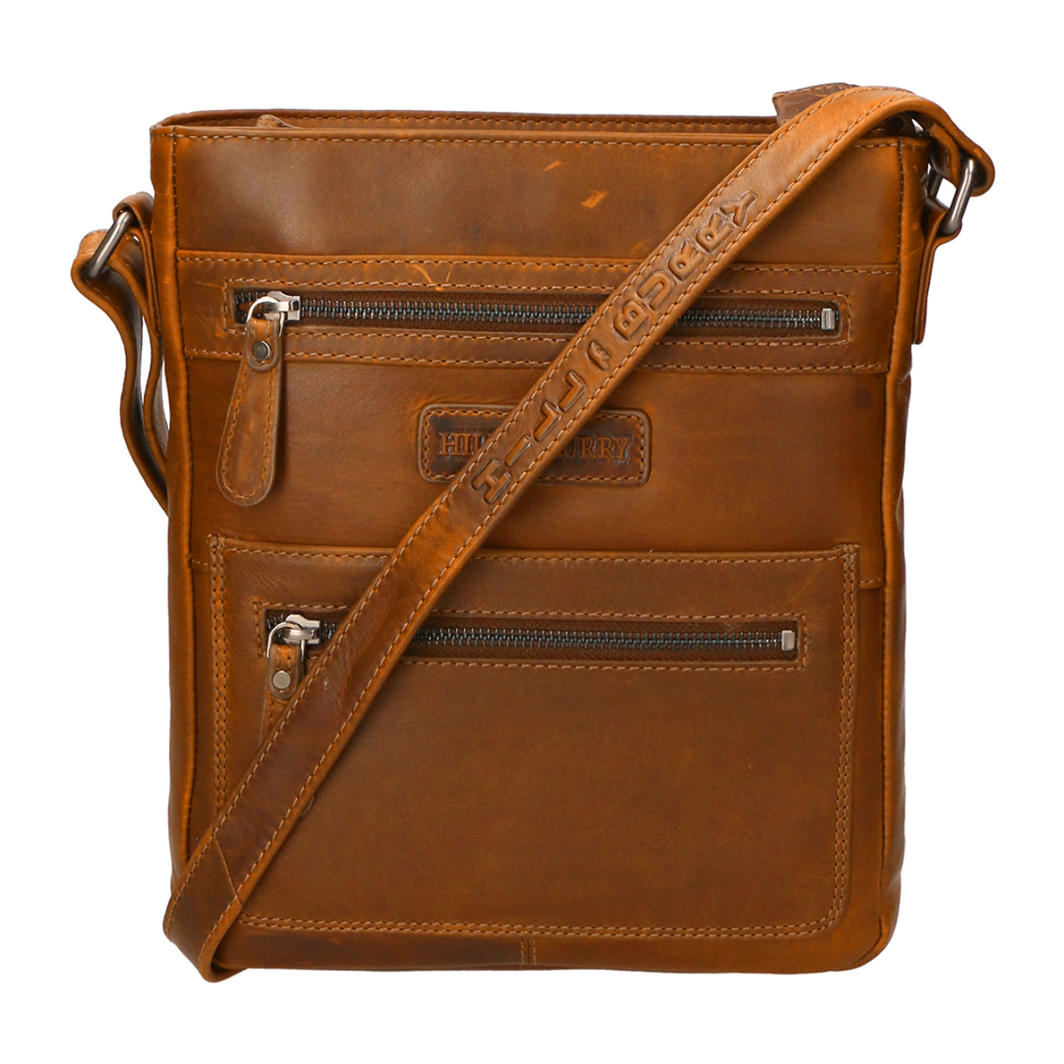 Borsa a tracolla da uomo In Vera pelle Made in Italy 23x29x6 cm