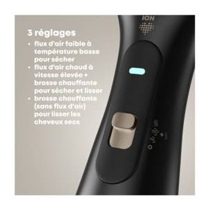 Brosse lissante soufflante REVAMP Deepform 2 en 1 Progloss