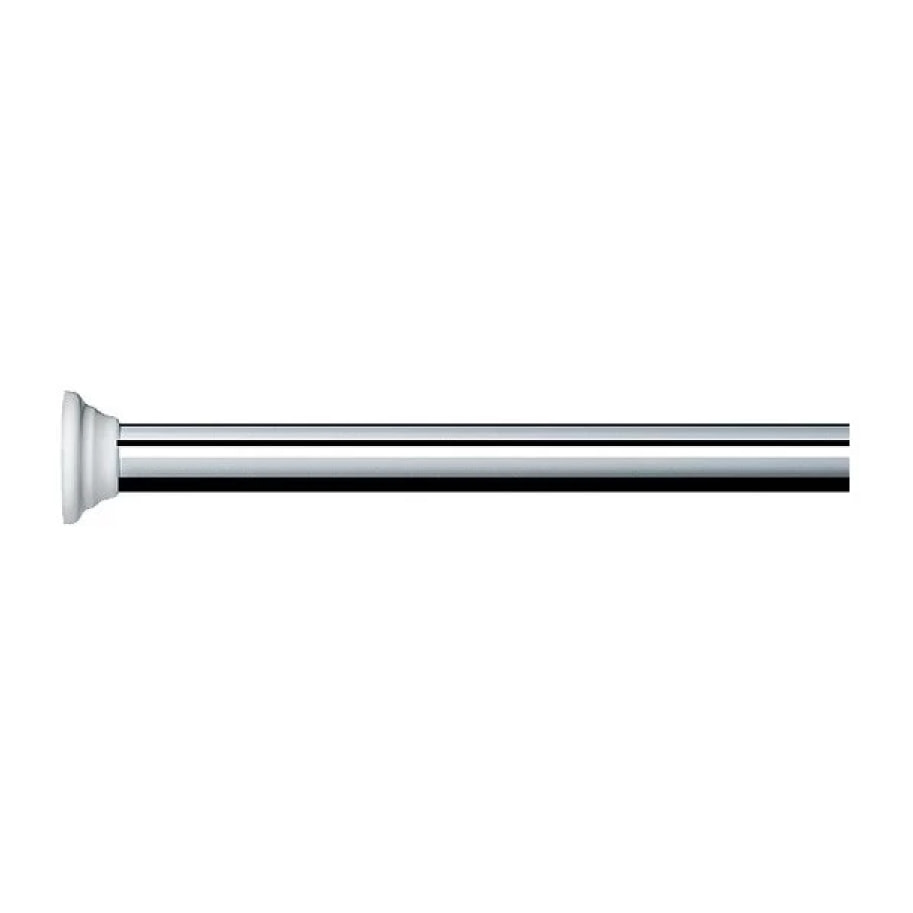 Spirella Barre tringle pour rideau de douche d'angle modulable à fixer en Alu DECOR UNIVERSAL Finition Brillante