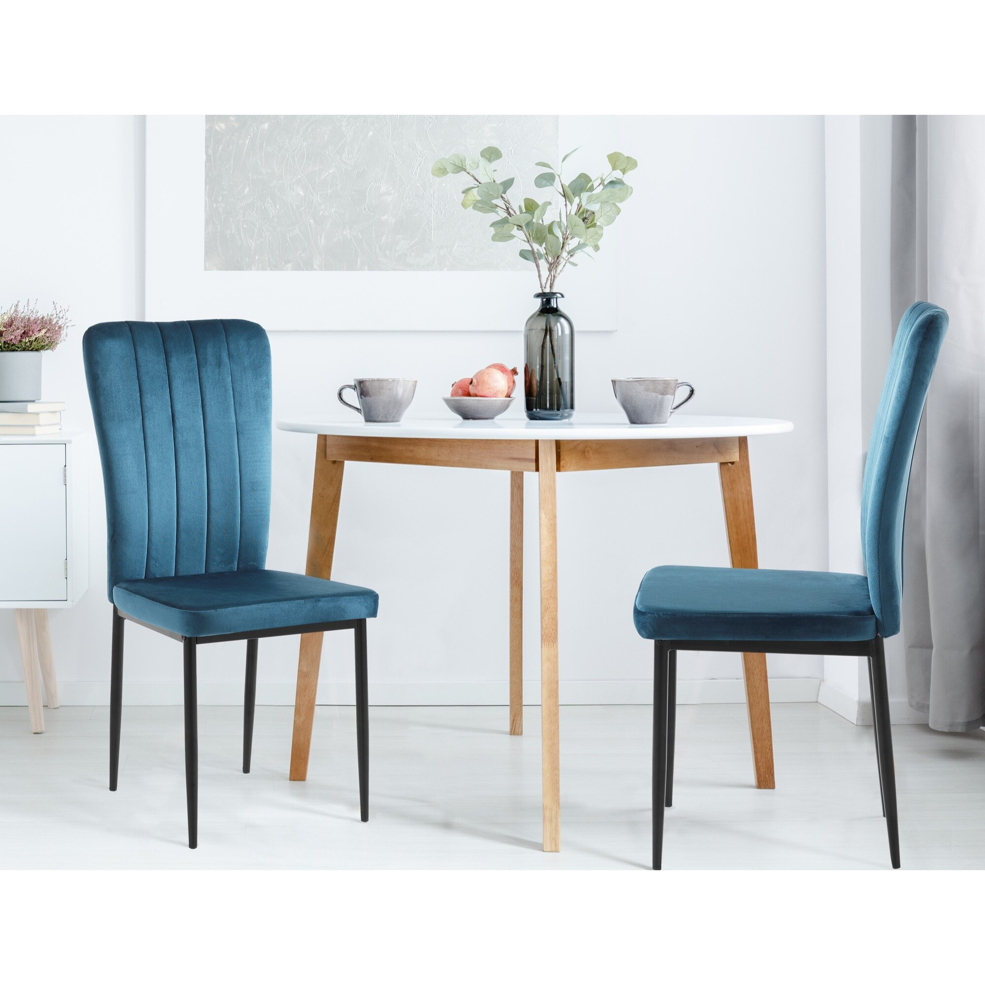 Tomasucci Lot de 4 Chaises DUDU BLEU