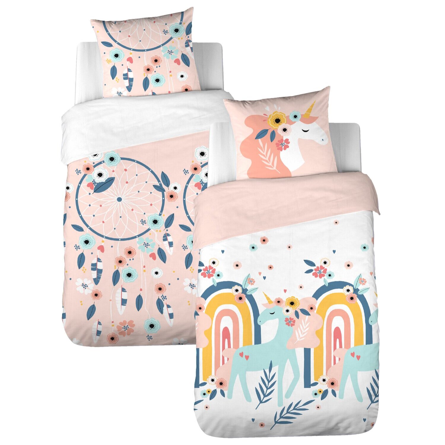 Parure de lit enfant 100% coton - prunellia