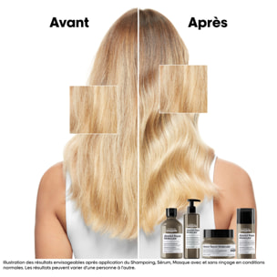 Série Expert Absolut Repair Molecular - Masque Concentré Professionnel sans rinçage - tous types de cheveux abîmés 250 ml