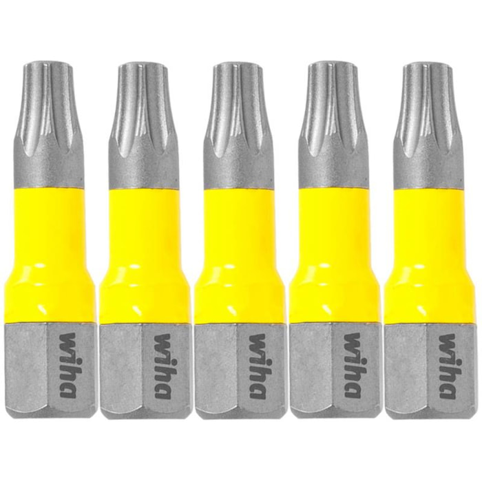 Boîte de 5 embouts Y Phillips - PH2 x 25 mm - WIHA - 41586
