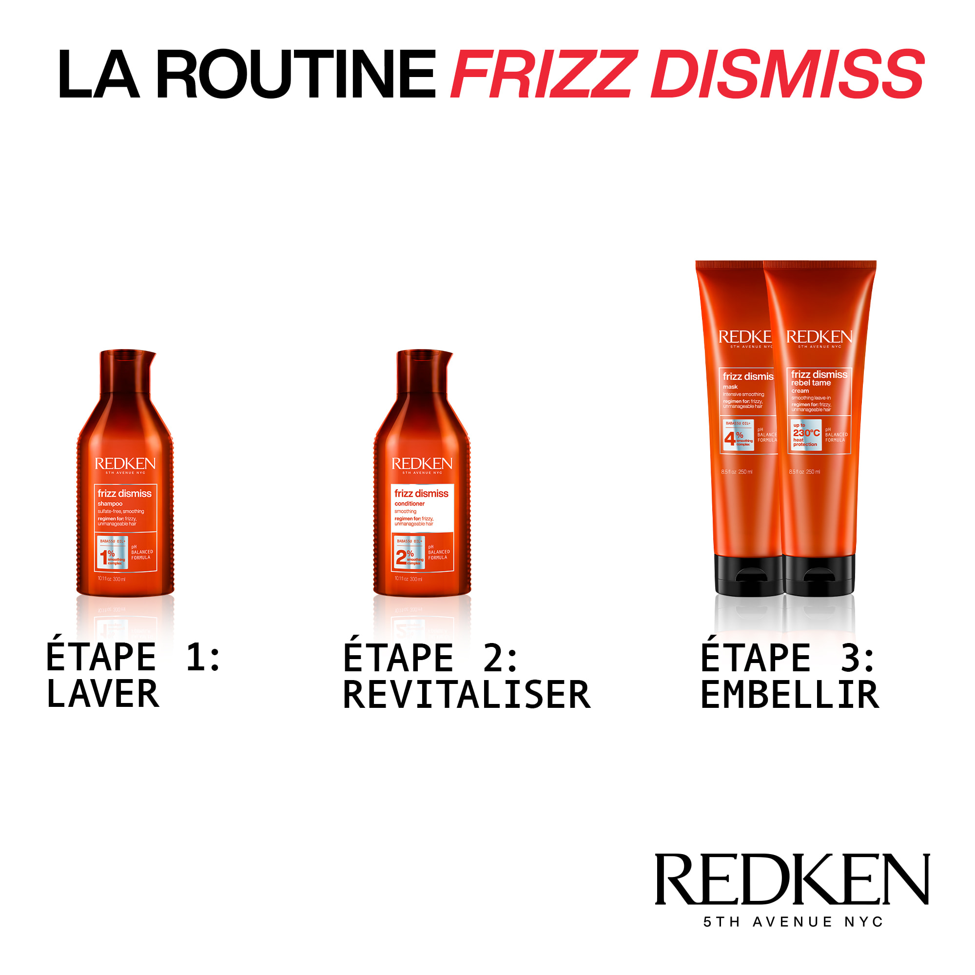 Soin sans rinçage Anti-Frisottis Frizz Dismiss 250ml