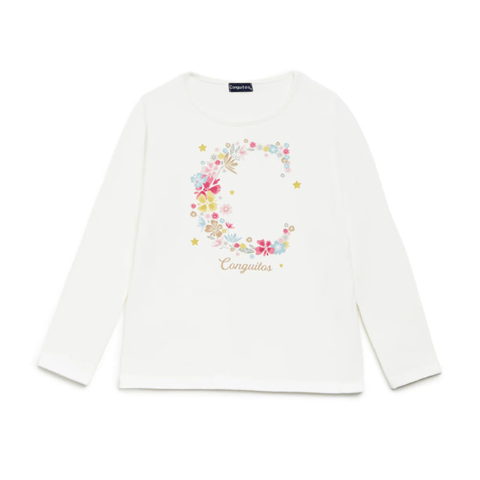 Conguitos - T-shirt casual a maniche corte stampata