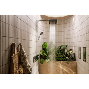 Colonne de douche Raindance Alive Q 2 jets avec thermostatique ShowerSelect Comfort, chromé