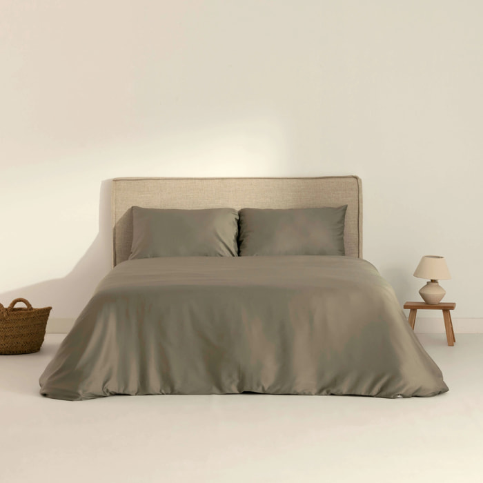 Housse de couette en satin 157 fils Desert Sage
