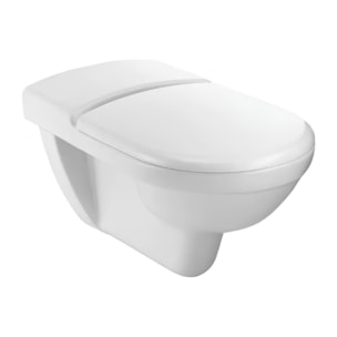 Cuvette WC suspendu PMR Odéon avec abattant