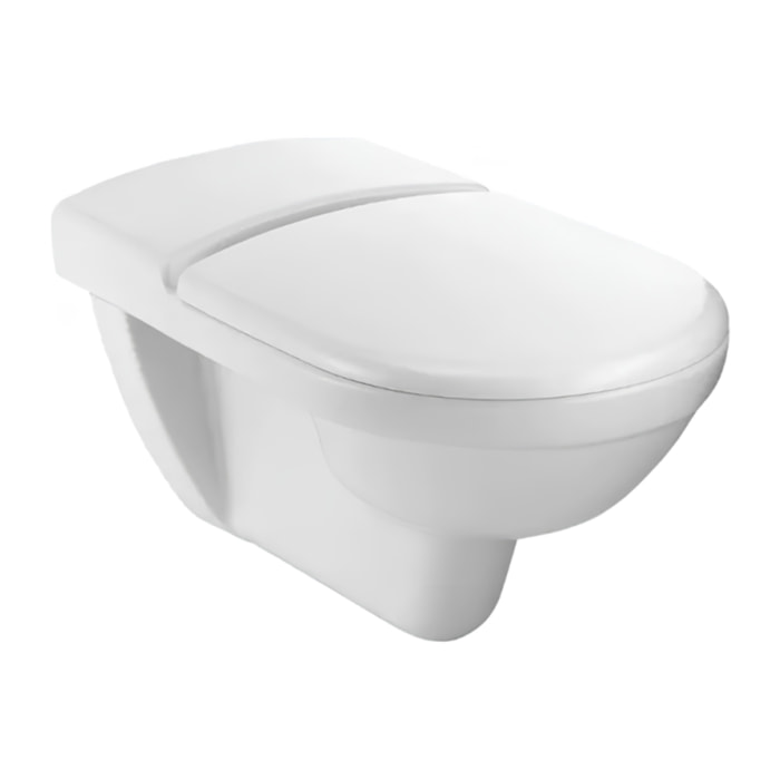 Cuvette WC suspendu PMR Odéon avec abattant