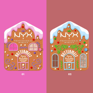 NYX Professional Makeup Collection Limitée Gingerbaddies Land Palette Duo Blush & Highlighter LIGHT/MEDIUM