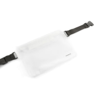 Set 2 borse a fanny pack impermeabili con cintura regolabile Wannis - bianco e nero - 22,5x 0,5x22