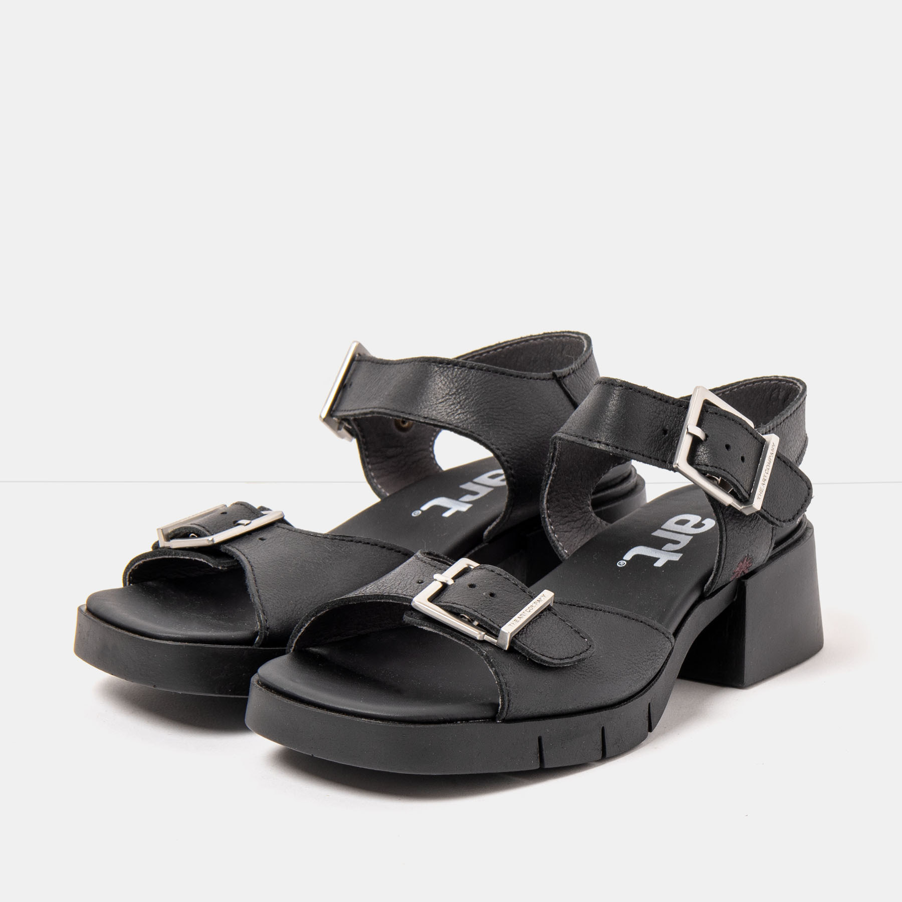 Sandalias con tacón 2061 ROMA BLACK / VARSOVIA color Black