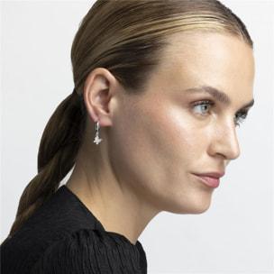 Pendientes Lux by Lux acabadoss en rodio