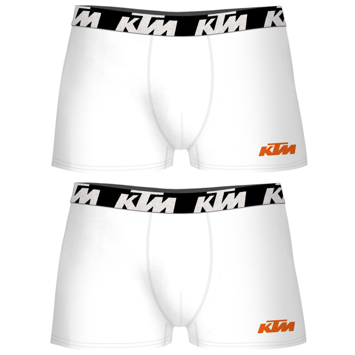 Set de 6 calzoncillos bóxer ktm  blanco