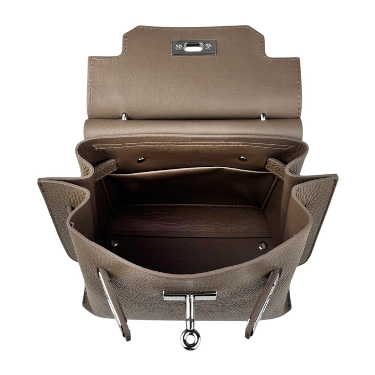 Borsa a mano Cheval Firenze Tara Taupe Scuro