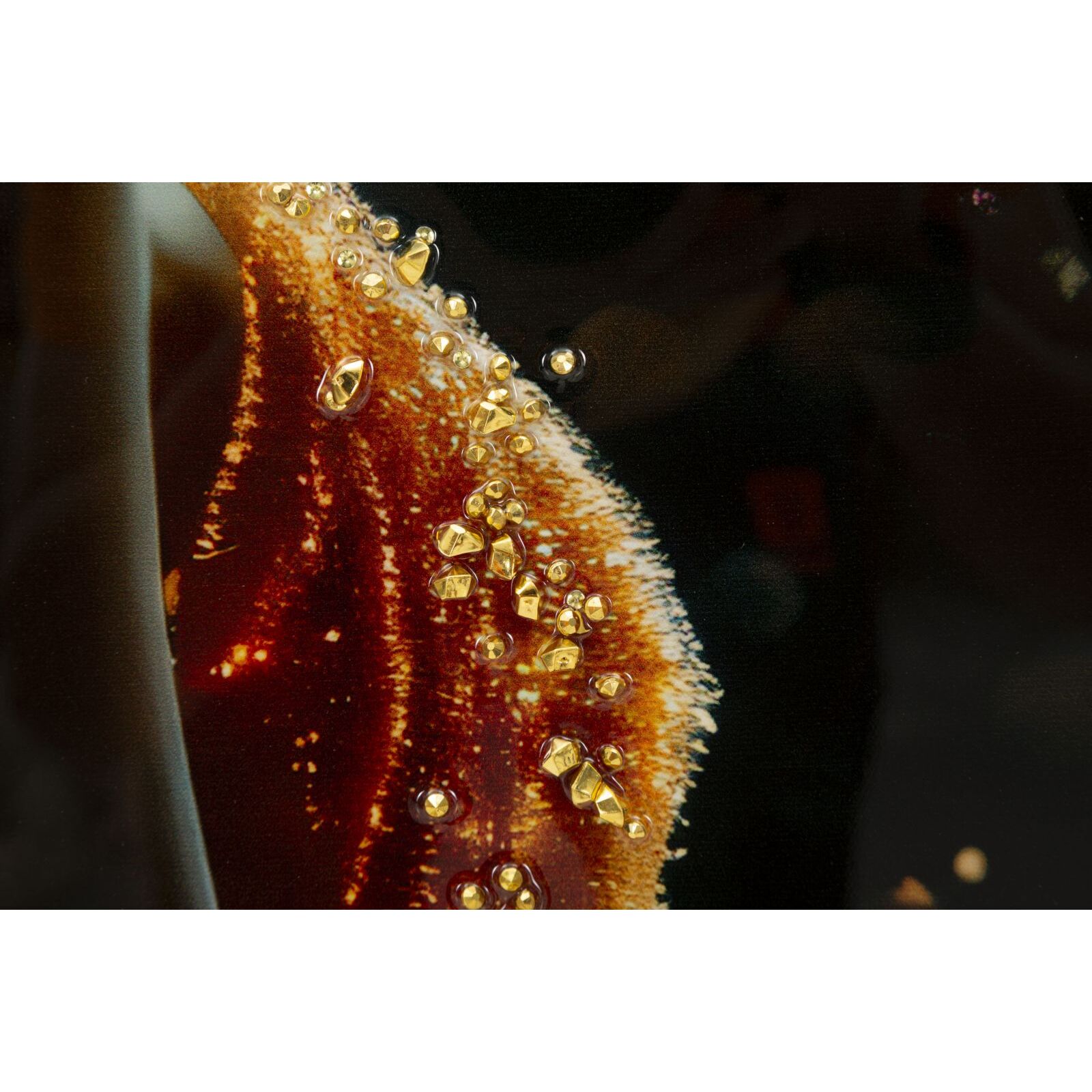 STAMPA DECORATA SU TELA LACCATA C/CORNICE ILLUMY -A- CM 62X3,5
X92