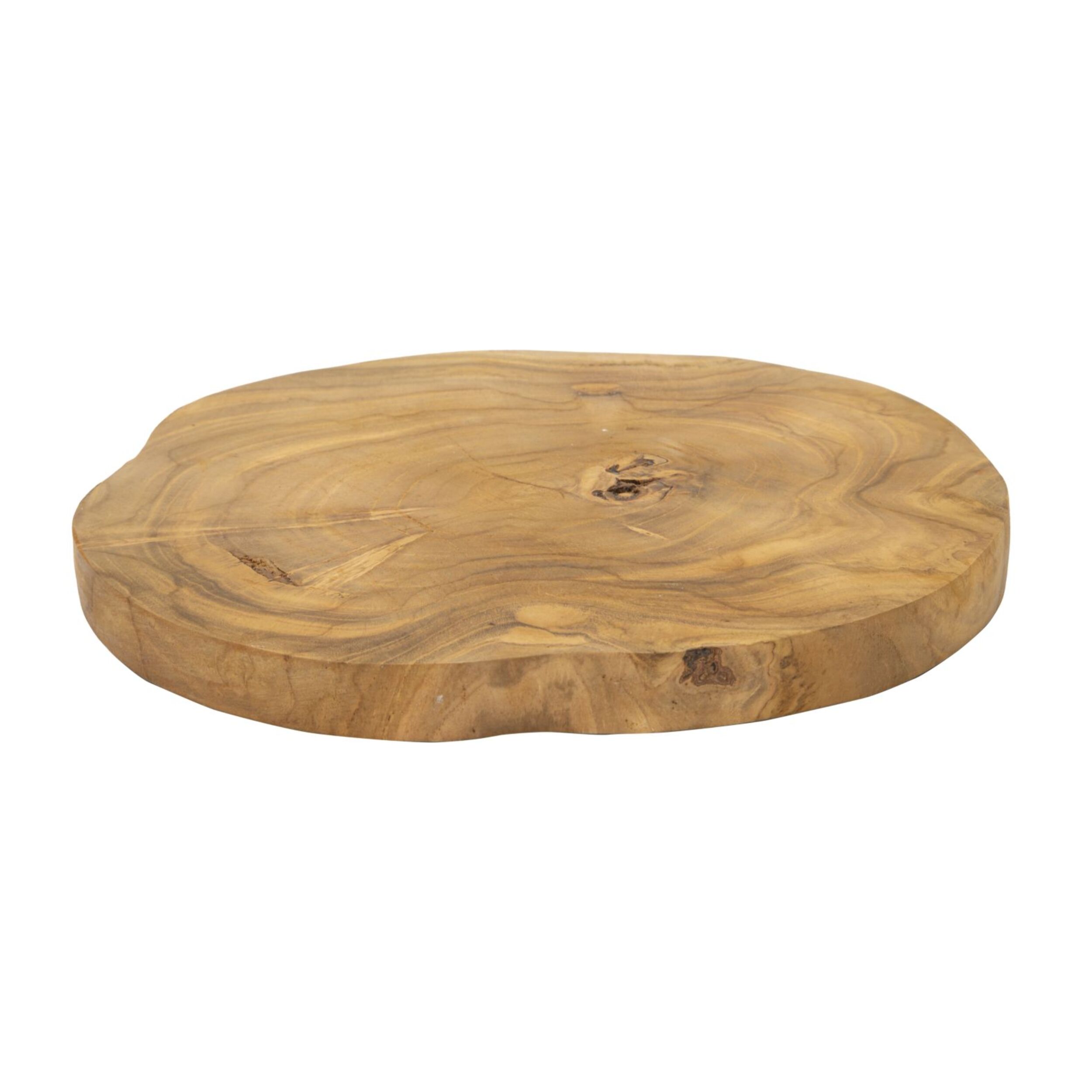 S/TASCHE POKON IN TEAK RIC. CM Ø 24X2 (PEZZI UNICI - NON RIP. IN SERIE)