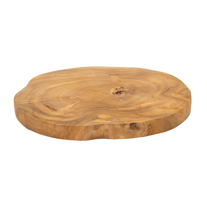 S/TASCHE POKON IN TEAK RIC. CM Ø 24X2 (PEZZI UNICI - NON RIP. IN SERIE)