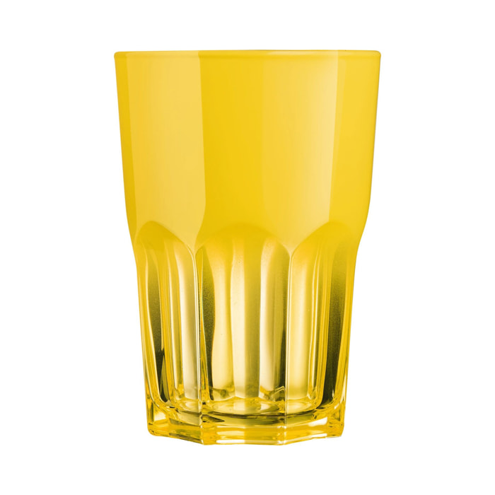 6 vasos de agua 40 cl amarillos Summer Pop - Luminarc