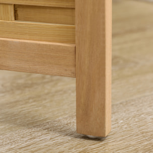 Paravent intérieur séparateur de pièce pliable 3 panneaux dim. 120L x 170H cm bois bambou